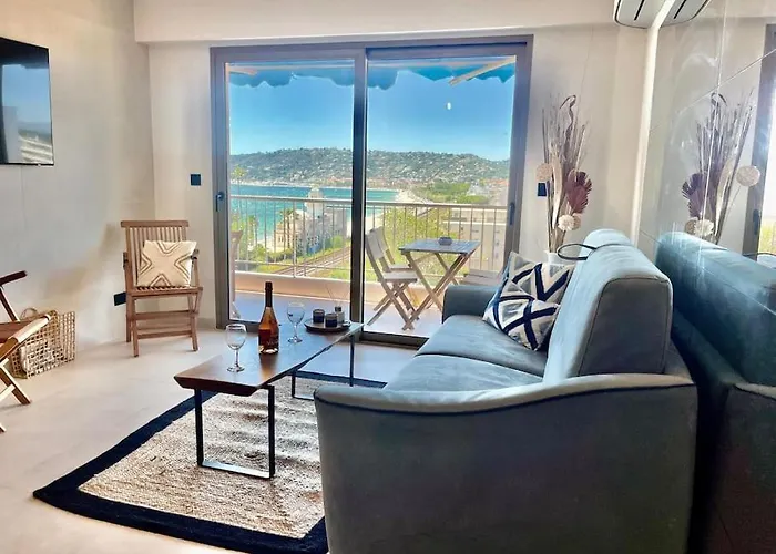 アパート Luxury Sea View アンティーブ