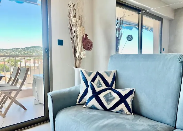 アパート Luxury Sea View アンティーブ